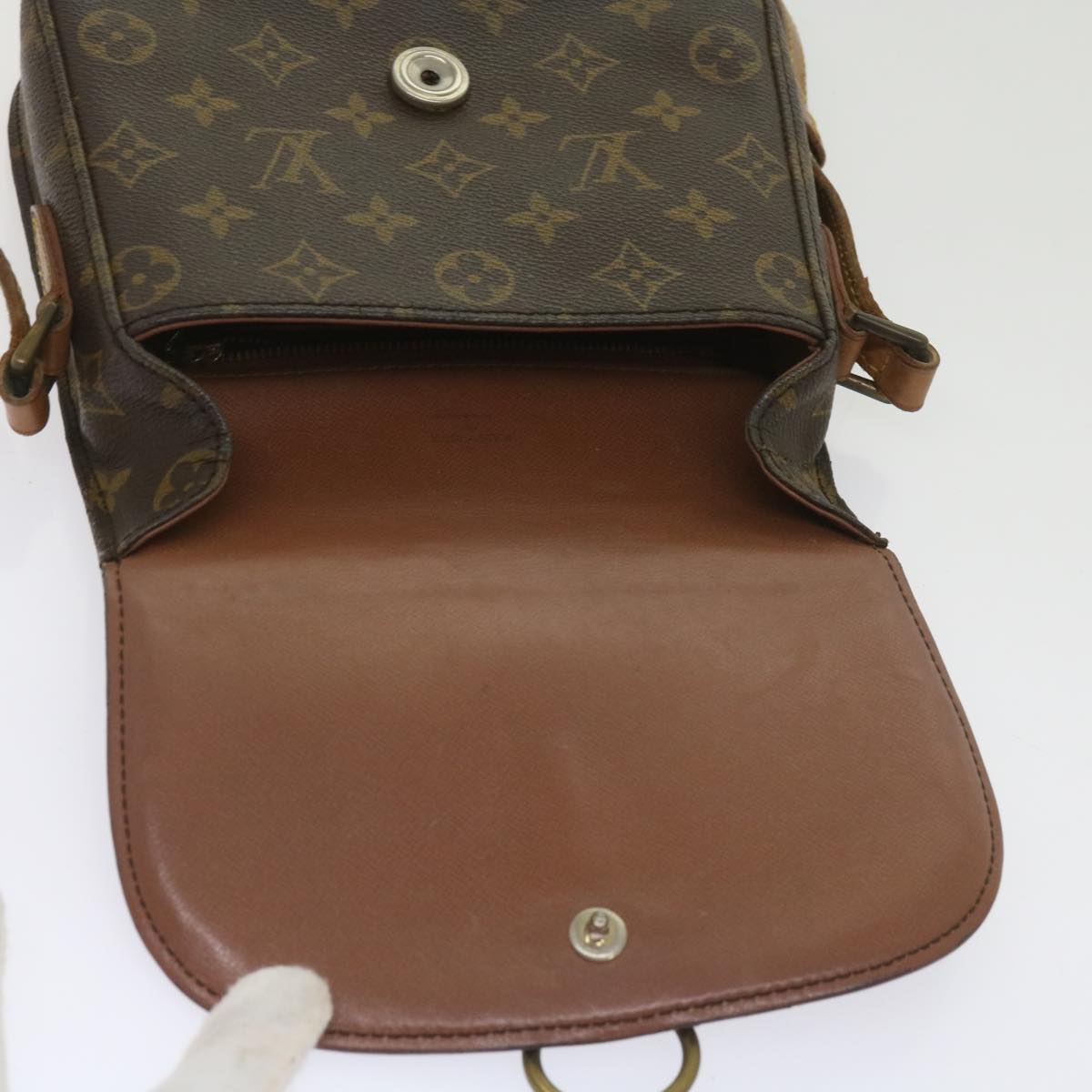 LOUIS VUITTON Monogram Saint Cloud MM Shoulder Bag M51243 LV Auth bs11620