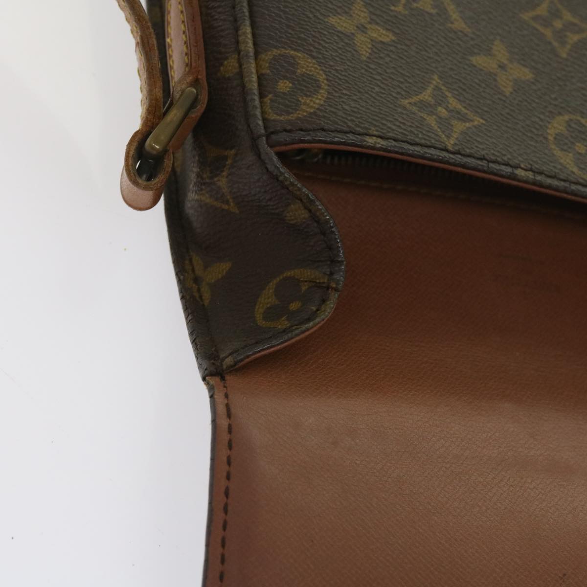 LOUIS VUITTON Monogram Saint Cloud MM Shoulder Bag M51243 LV Auth bs11620