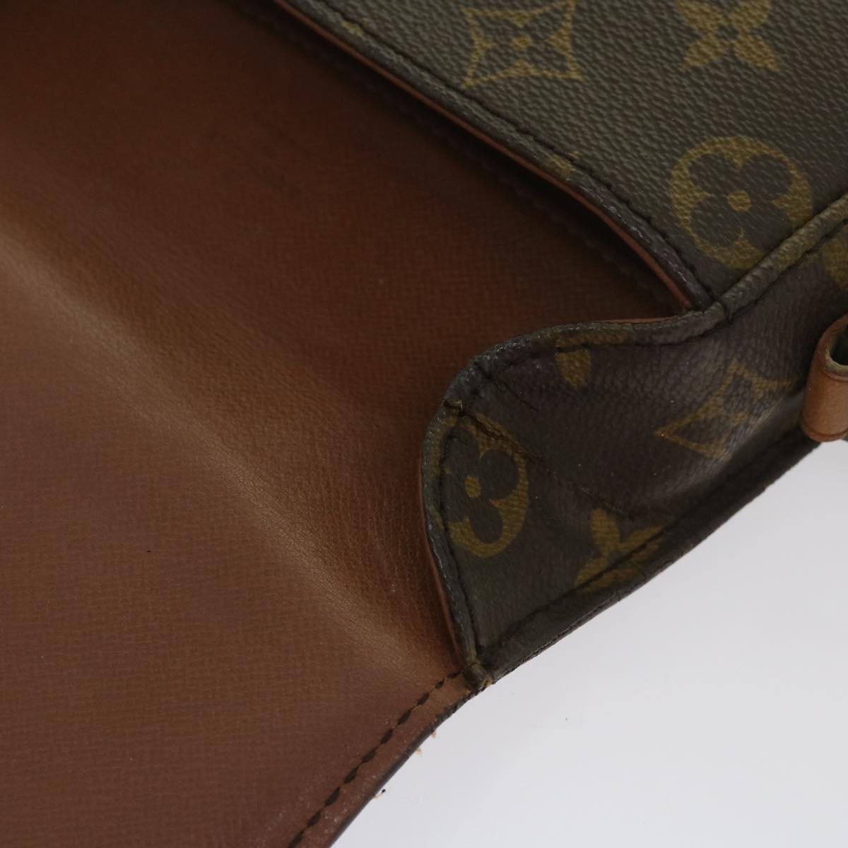 LOUIS VUITTON Monogram Saint Cloud MM Shoulder Bag M51243 LV Auth bs11620