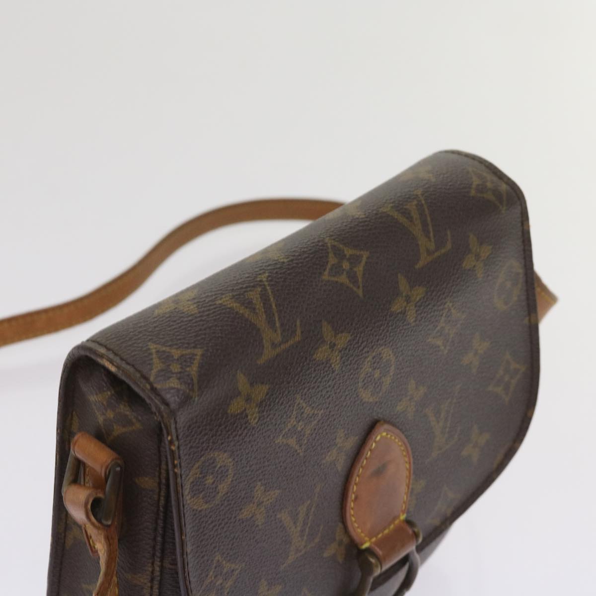 LOUIS VUITTON Monogram Saint Cloud MM Shoulder Bag M51243 LV Auth bs11620