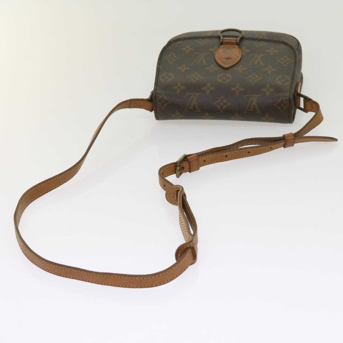 LOUIS VUITTON Monogram Saint Cloud MM Shoulder Bag M51243 LV Auth bs11620