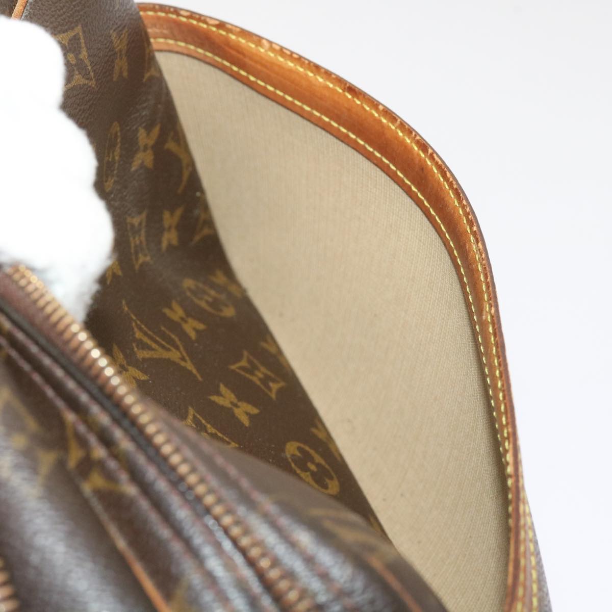 LOUIS VUITTON Monogram Reporter PM Shoulder Bag M45254 LV Auth bs11637