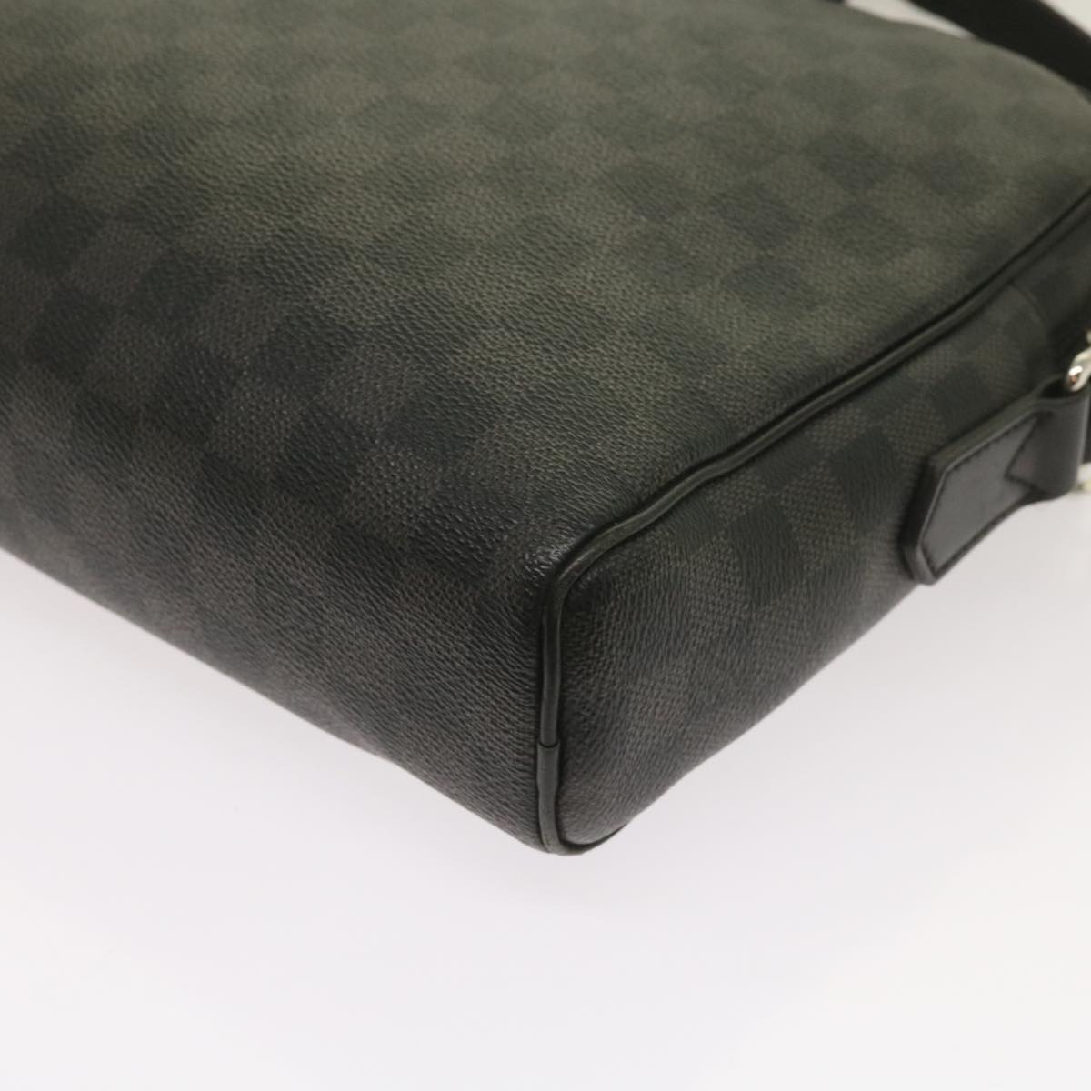 LOUIS VUITTON Damier Grafitte Dayton MM Shoulder Bag N41409 LV Auth bs11642