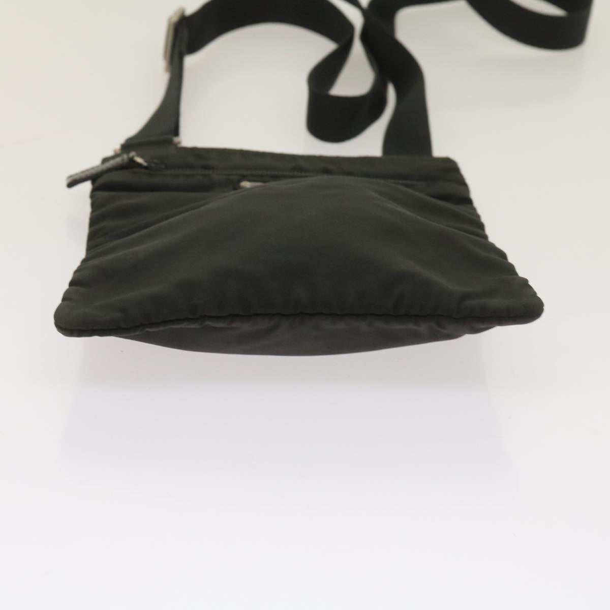 PRADA Shoulder Bag Nylon Black Auth bs11650