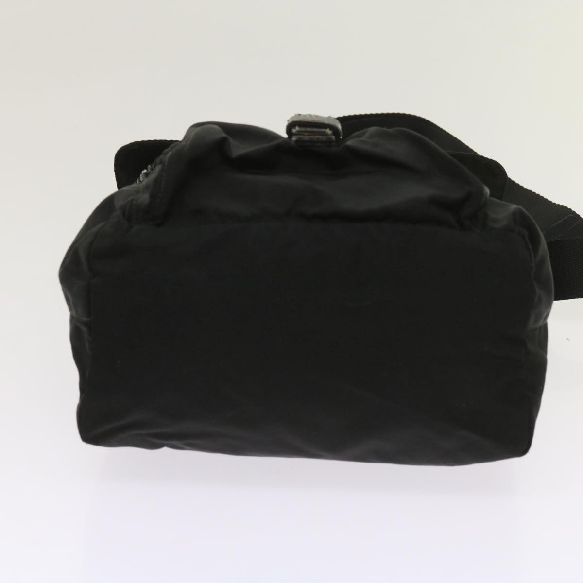 PRADA Shoulder Bag Nylon Black Auth bs11651