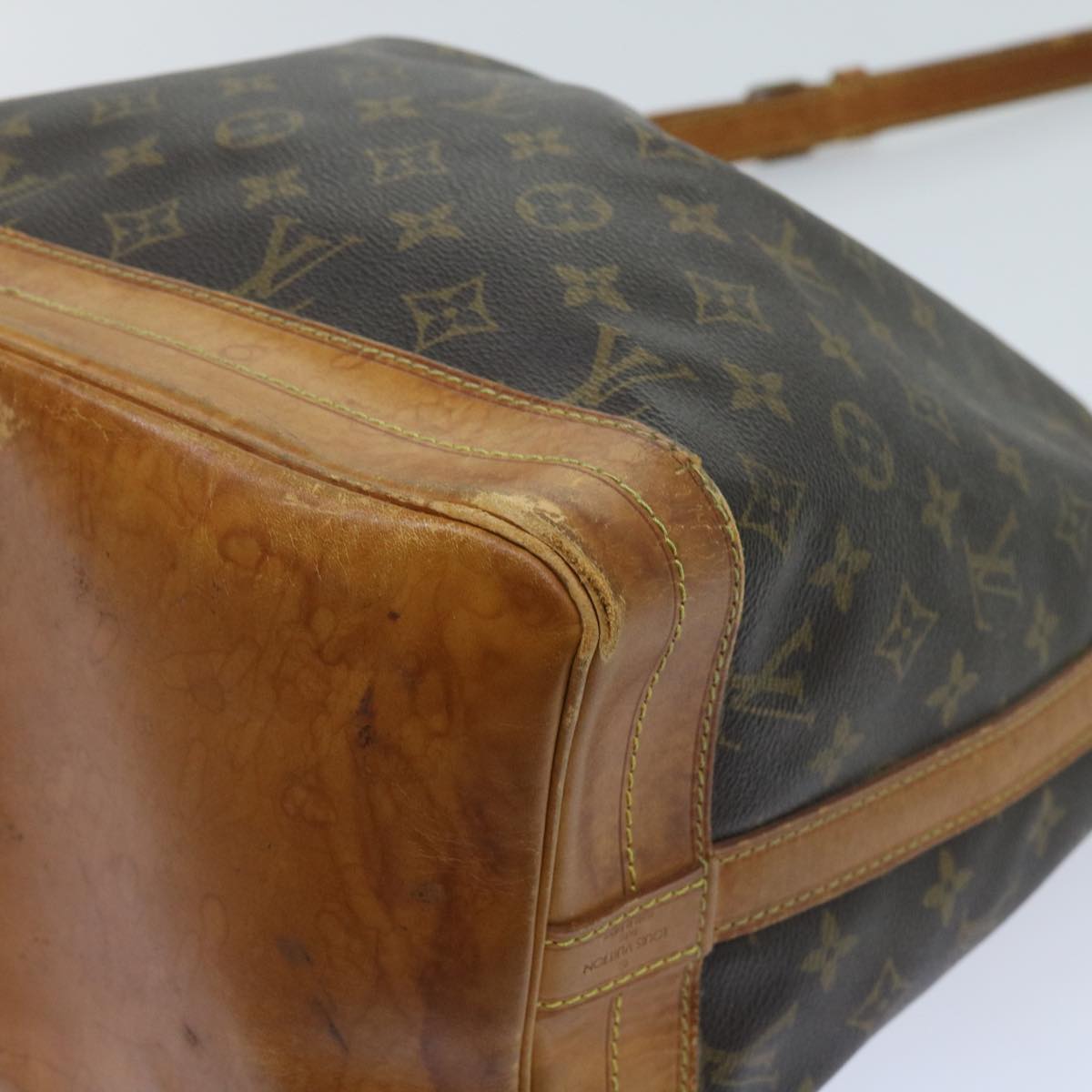 LOUIS VUITTON Monogram Noe Shoulder Bag M42224 LV Auth bs11661