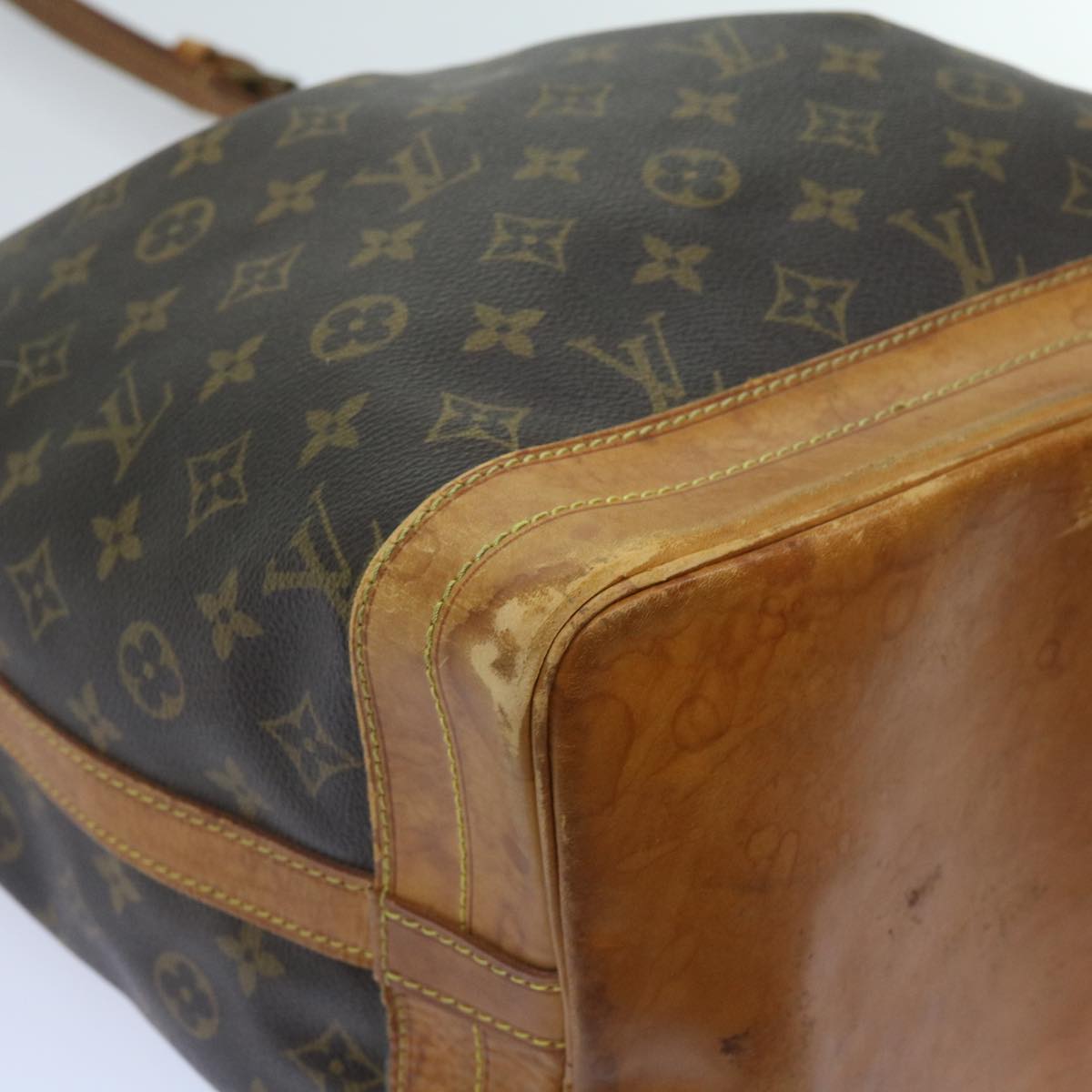 LOUIS VUITTON Monogram Noe Shoulder Bag M42224 LV Auth bs11661