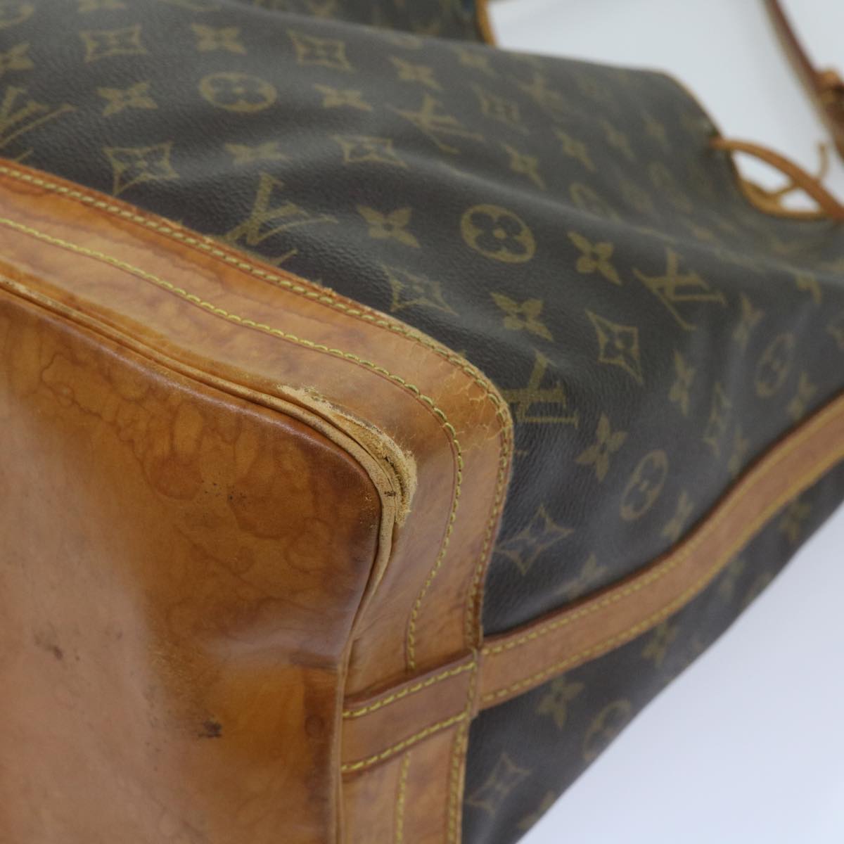 LOUIS VUITTON Monogram Noe Shoulder Bag M42224 LV Auth bs11661