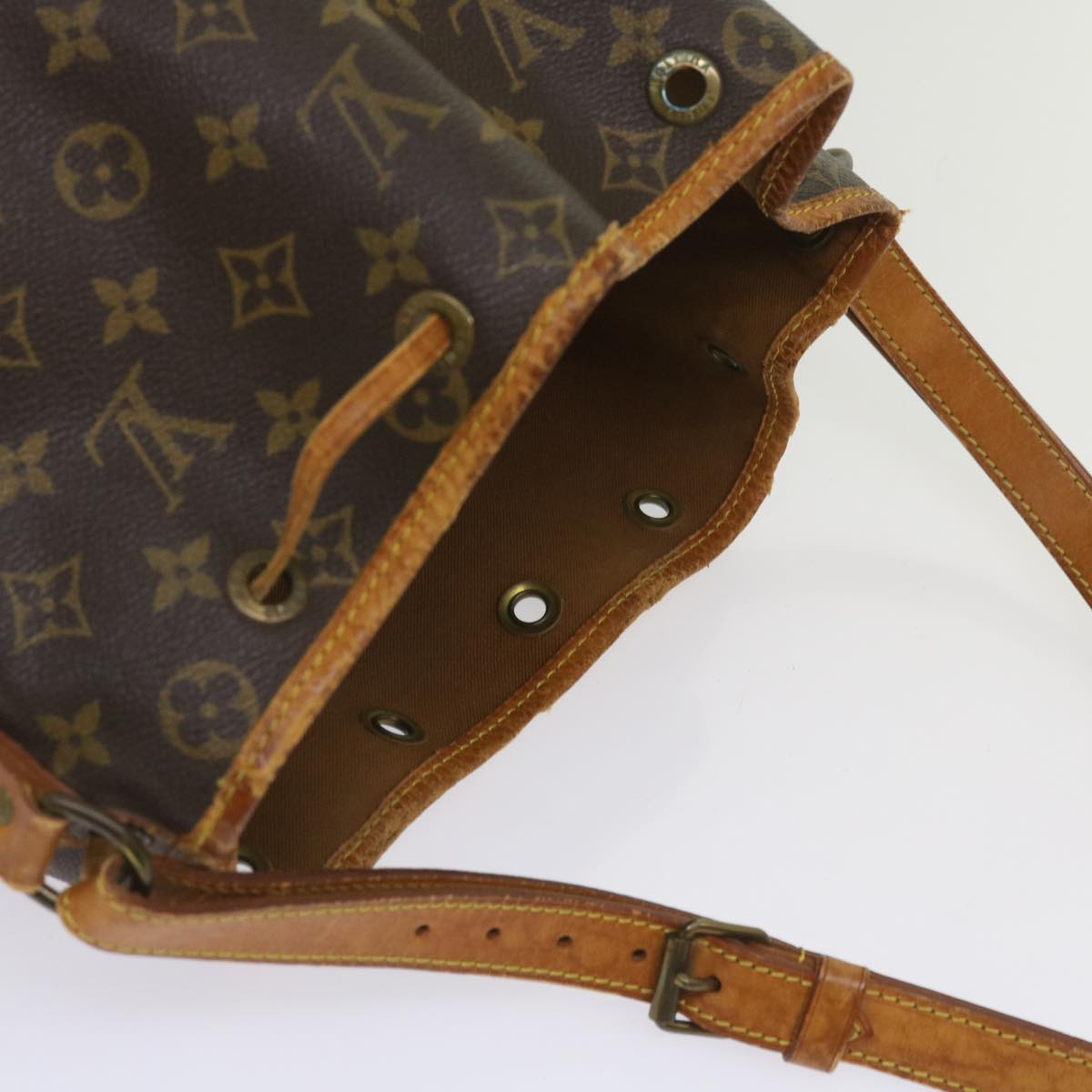 LOUIS VUITTON Monogram Noe Shoulder Bag M42224 LV Auth bs11661