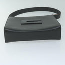 GUCCI Shoulder Bag Leather Black Auth bs11666-5