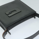 GUCCI Shoulder Bag Leather Black Auth bs11666-6