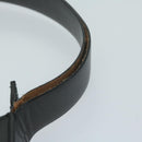 GUCCI Shoulder Bag Leather Black Auth bs11666-8