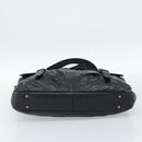 Burberrys Shoulder Bag Leather Black Auth bs11672-13