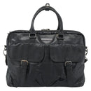 Burberrys Shoulder Bag Leather Black Auth bs11672-2