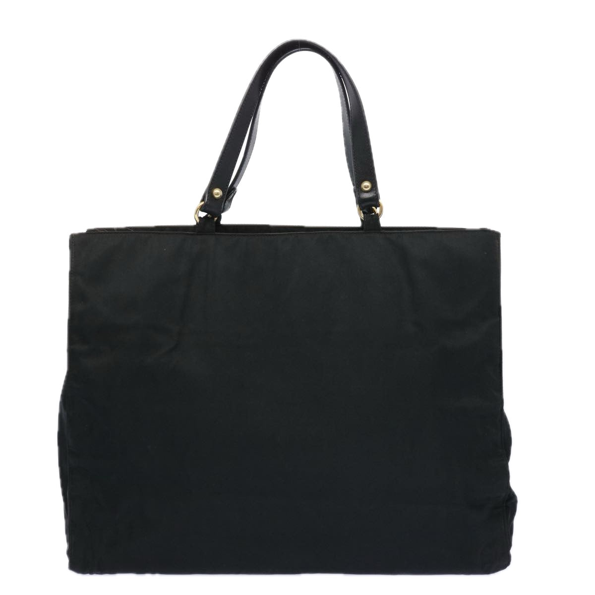 PRADA Tote Bag Nylon Black Auth bs11691 - 0