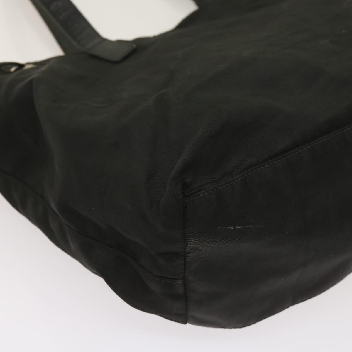 PRADA Tote Bag Nylon Black Auth bs11726