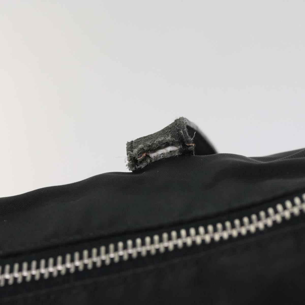 PRADA Tote Bag Nylon Black Auth bs11727