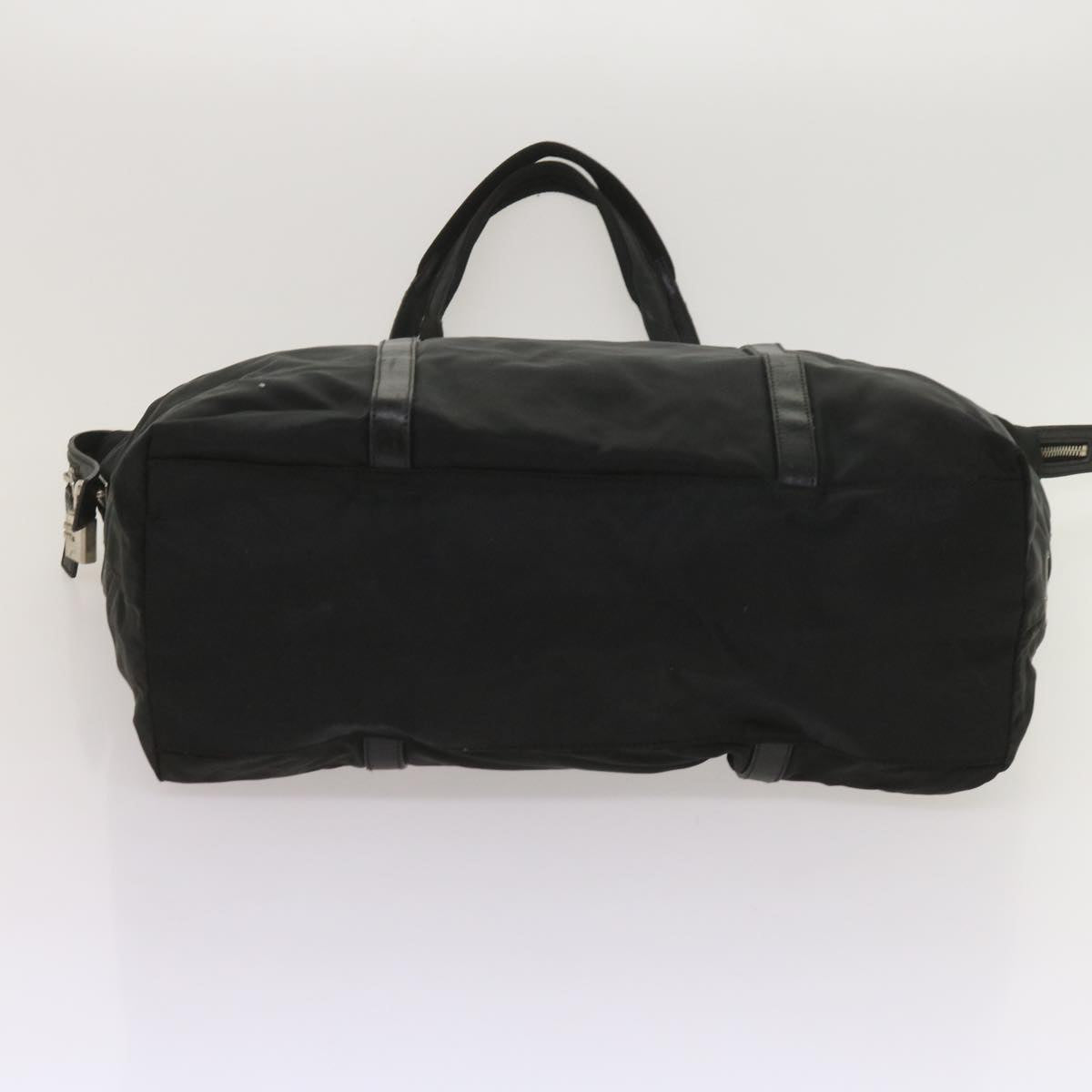 PRADA Tote Bag Nylon Black Auth bs11727