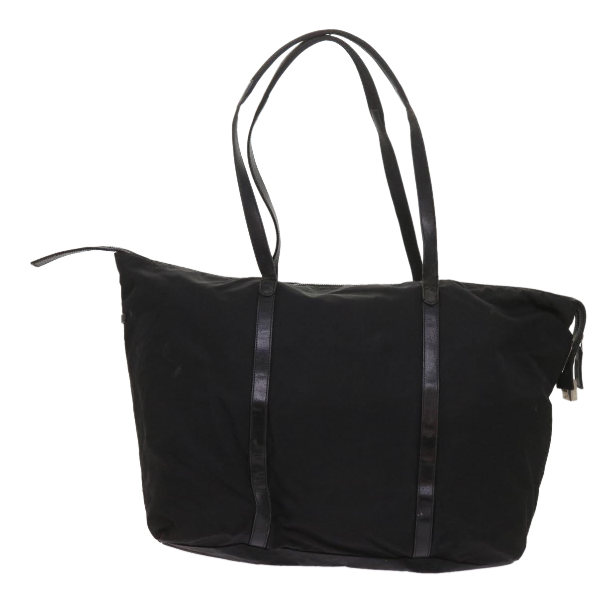 PRADA Tote Bag Nylon Black Auth bs11727 - 0