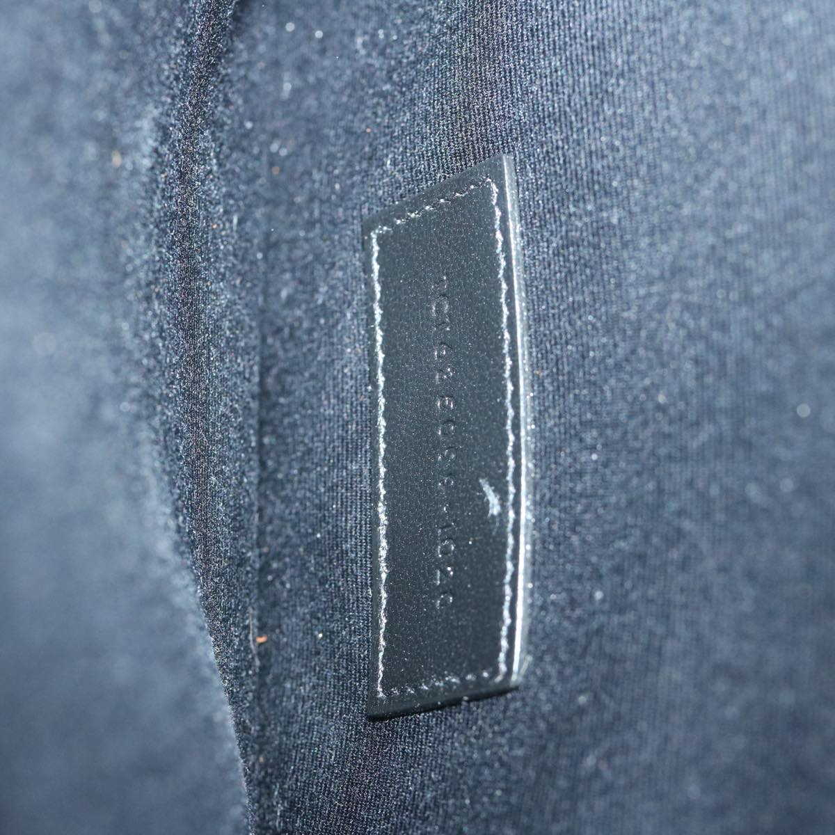 SAINT LAURENT Clutch Bag Leather Gray Auth bs11737