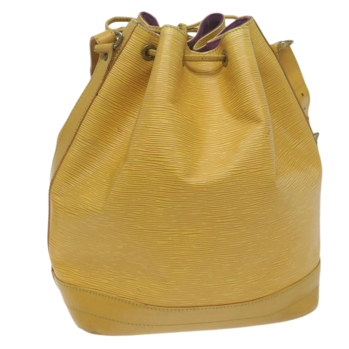 LOUIS VUITTON Epi Noe Shoulder Bag Tassili Yellow M44009 LV Auth bs11745