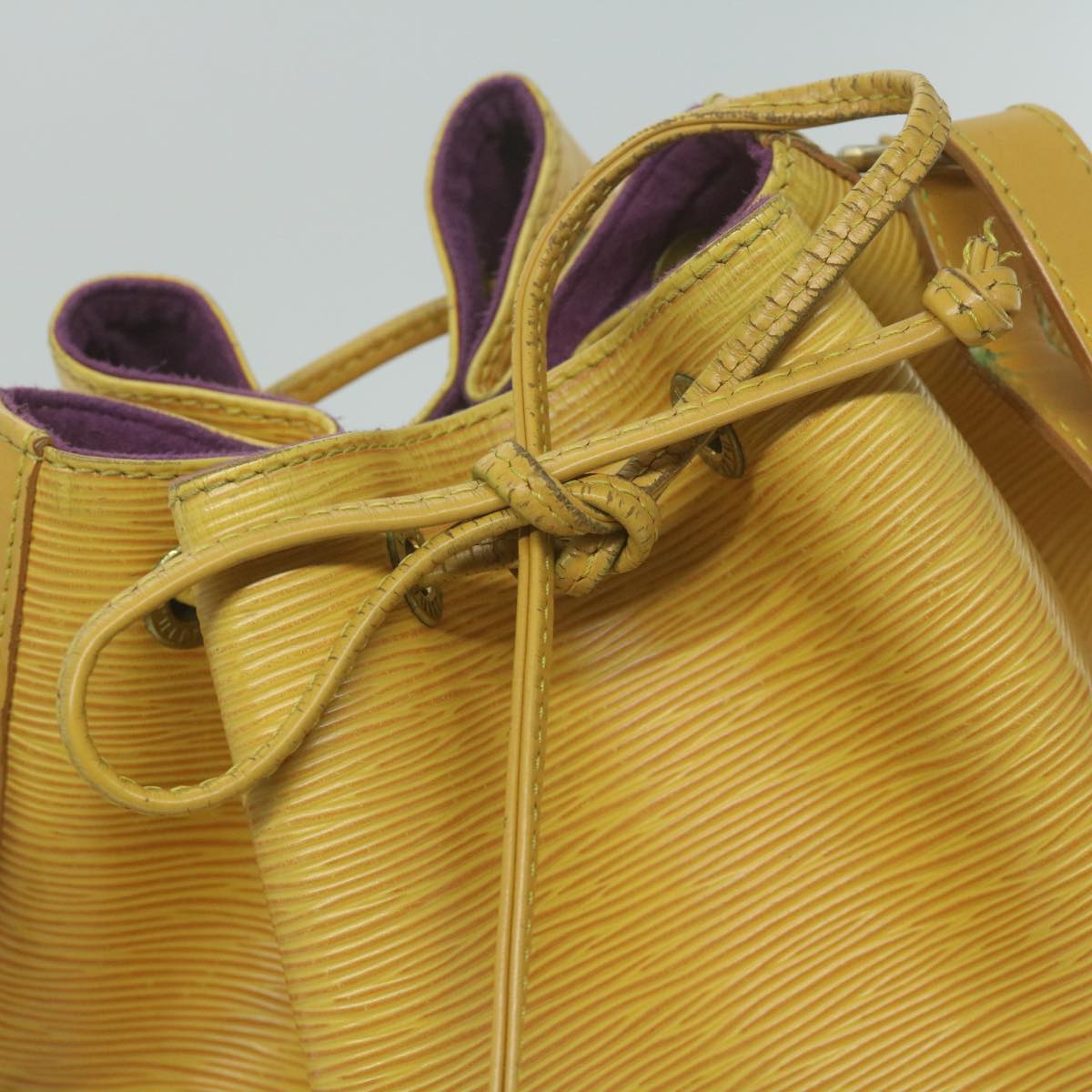 LOUIS VUITTON Epi Noe Shoulder Bag Tassili Yellow M44009 LV Auth bs11745