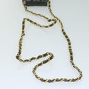 CHANEL Matelasse Chain Shoulder Bag Patent leather Black CC Auth bs11765-7