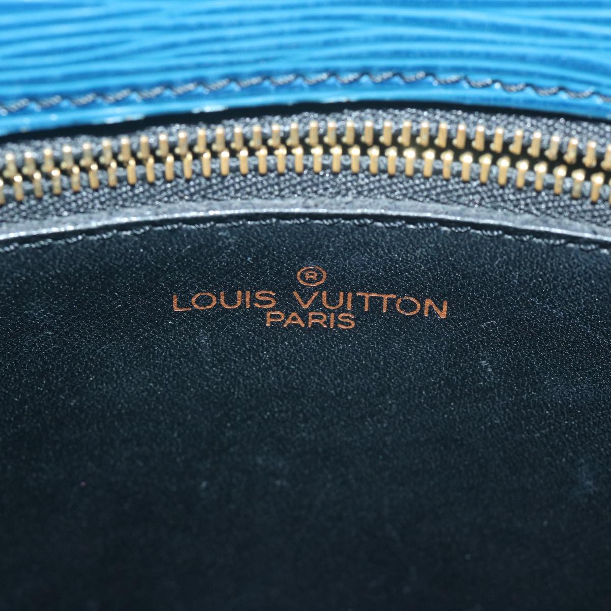 LOUIS VUITTON Epi Saint Cloud GM Shoulder Bag Blue M52195 LV Auth bs11771