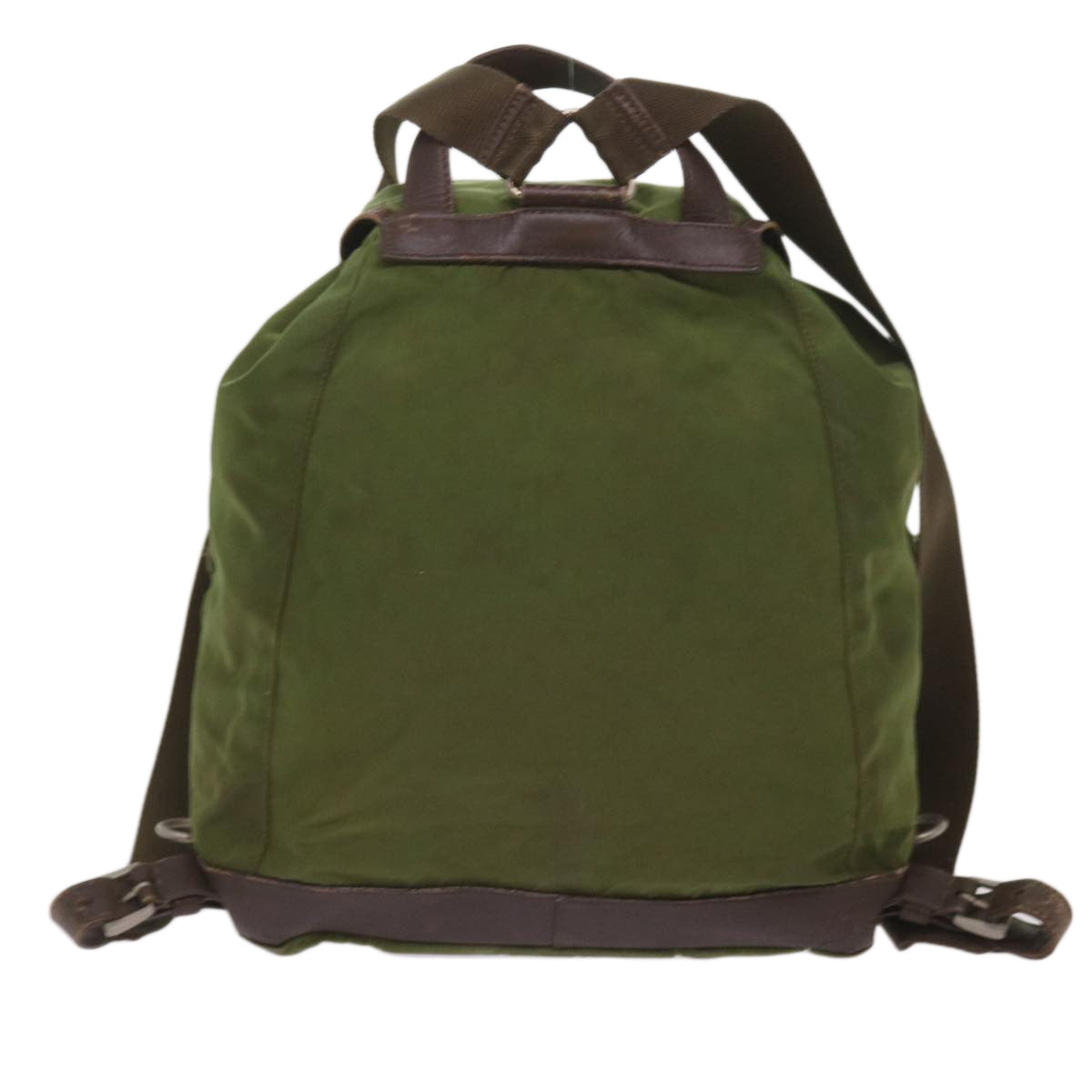 PRADA Backpack Nylon Khaki Auth bs11803 - 0