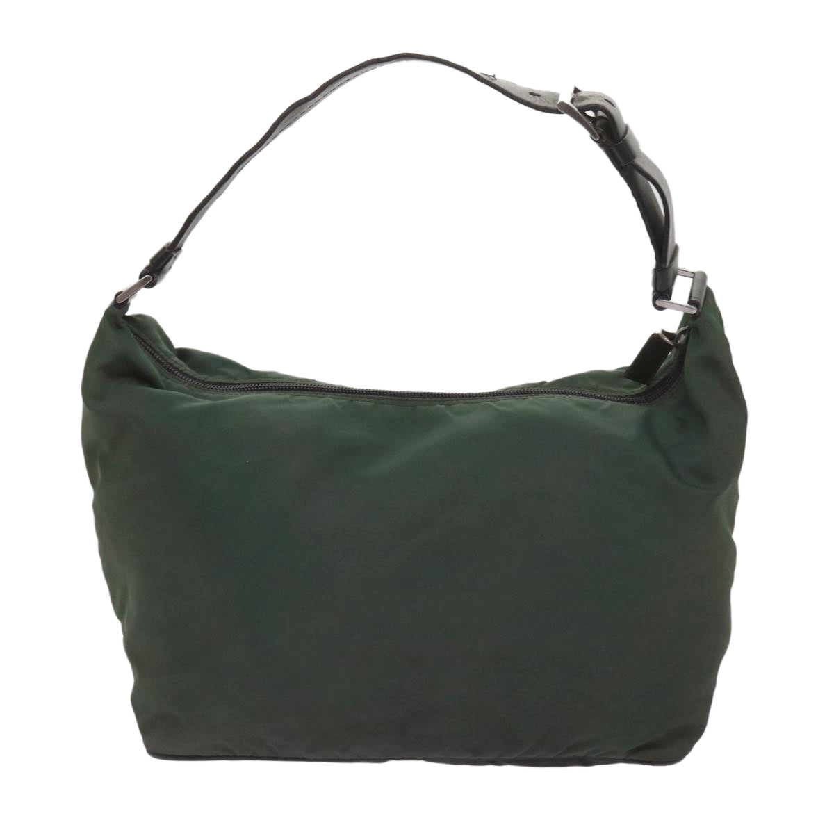 PRADA Shoulder Bag Nylon Green Auth bs11812