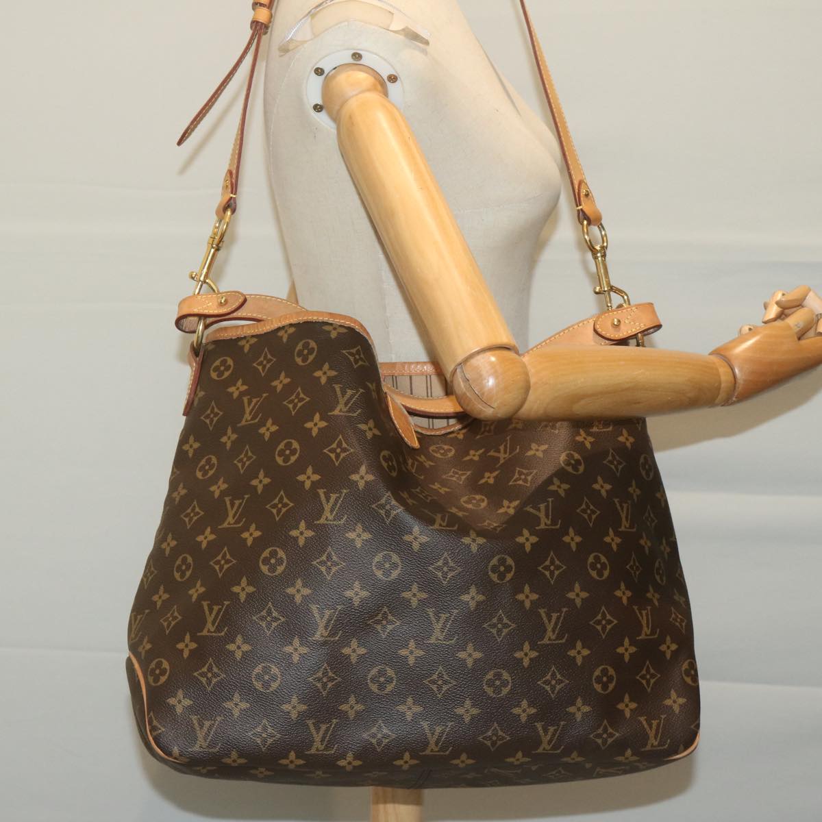 LOUIS VUITTON Monogram Delightful MM Shoulder Bag 2way M50156 LV Auth bs11821