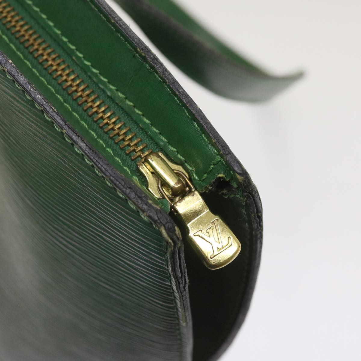 LOUIS VUITTON Epi Saint Jacques Shopping Shoulder Bag Green M52264 Auth bs11822