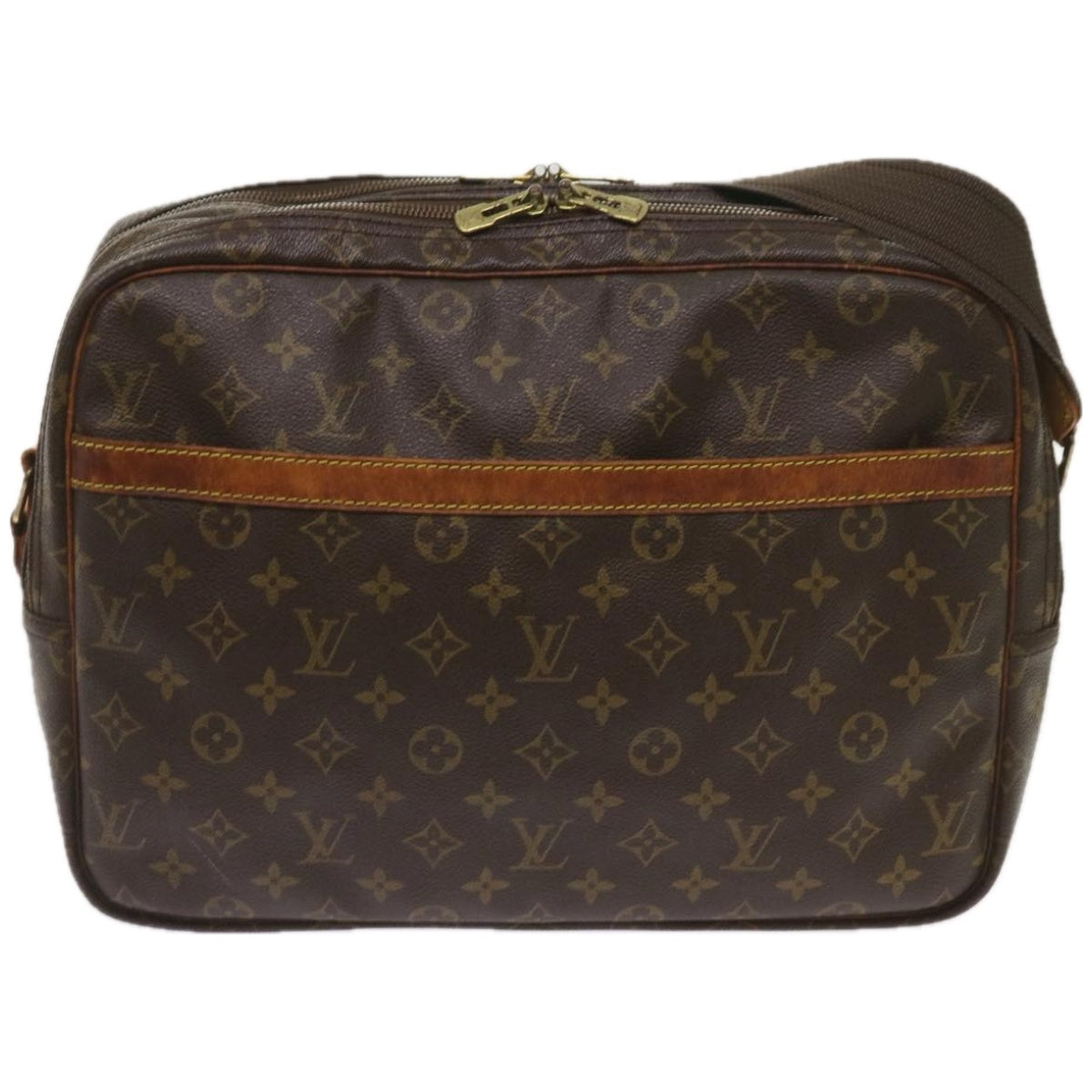 LOUIS VUITTON Monogram Reporter GM Shoulder Bag M45252 LV Auth bs11824