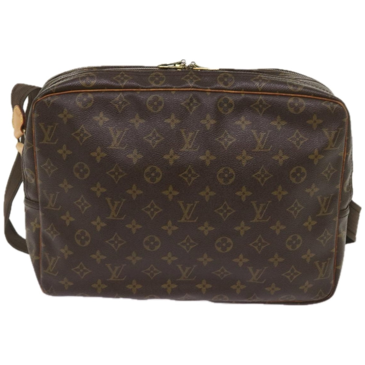 LOUIS VUITTON Monogram Reporter GM Shoulder Bag M45252 LV Auth bs11824