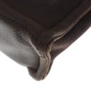 HERMES Fourre Tout PM Hand Bag Canvas Brown Auth bs11842-13