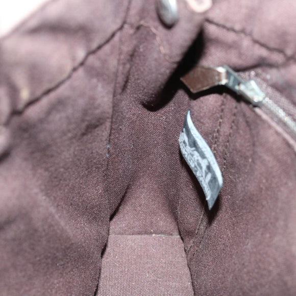 HERMES Fourre Tout PM Hand Bag Canvas Brown Auth bs11842