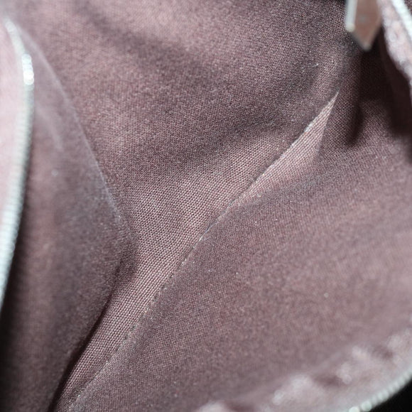 HERMES Fourre Tout PM Hand Bag Canvas Brown Auth bs11842