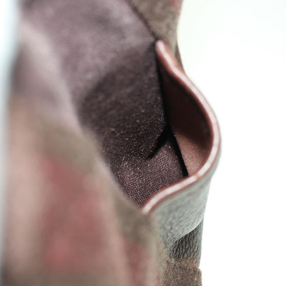 HERMES Fourre Tout PM Hand Bag Canvas Brown Auth bs11842