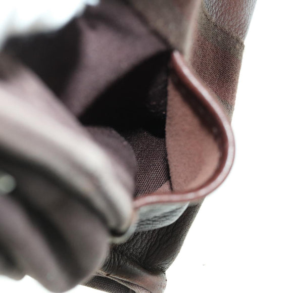 HERMES Fourre Tout PM Hand Bag Canvas Brown Auth bs11842