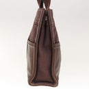 HERMES Fourre Tout PM Hand Bag Canvas Brown Auth bs11842-5