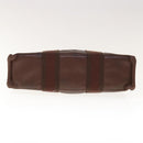 HERMES Fourre Tout PM Hand Bag Canvas Brown Auth bs11842-9