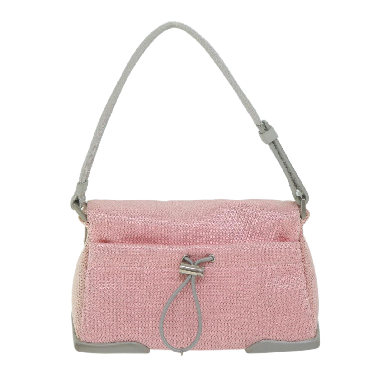 PRADA Hand Bag Nylon Pink Auth bs11848 - 0