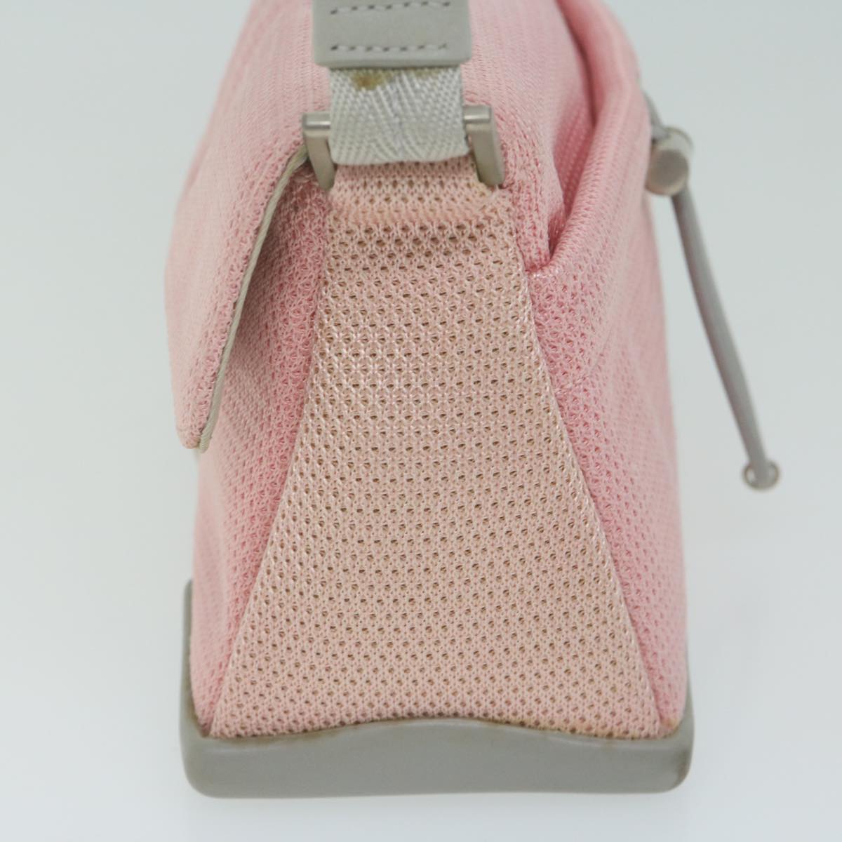 PRADA Hand Bag Nylon Pink Auth bs11848