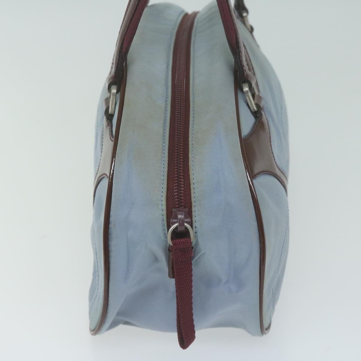 PRADA Hand Bag Nylon Light Blue Auth bs11864