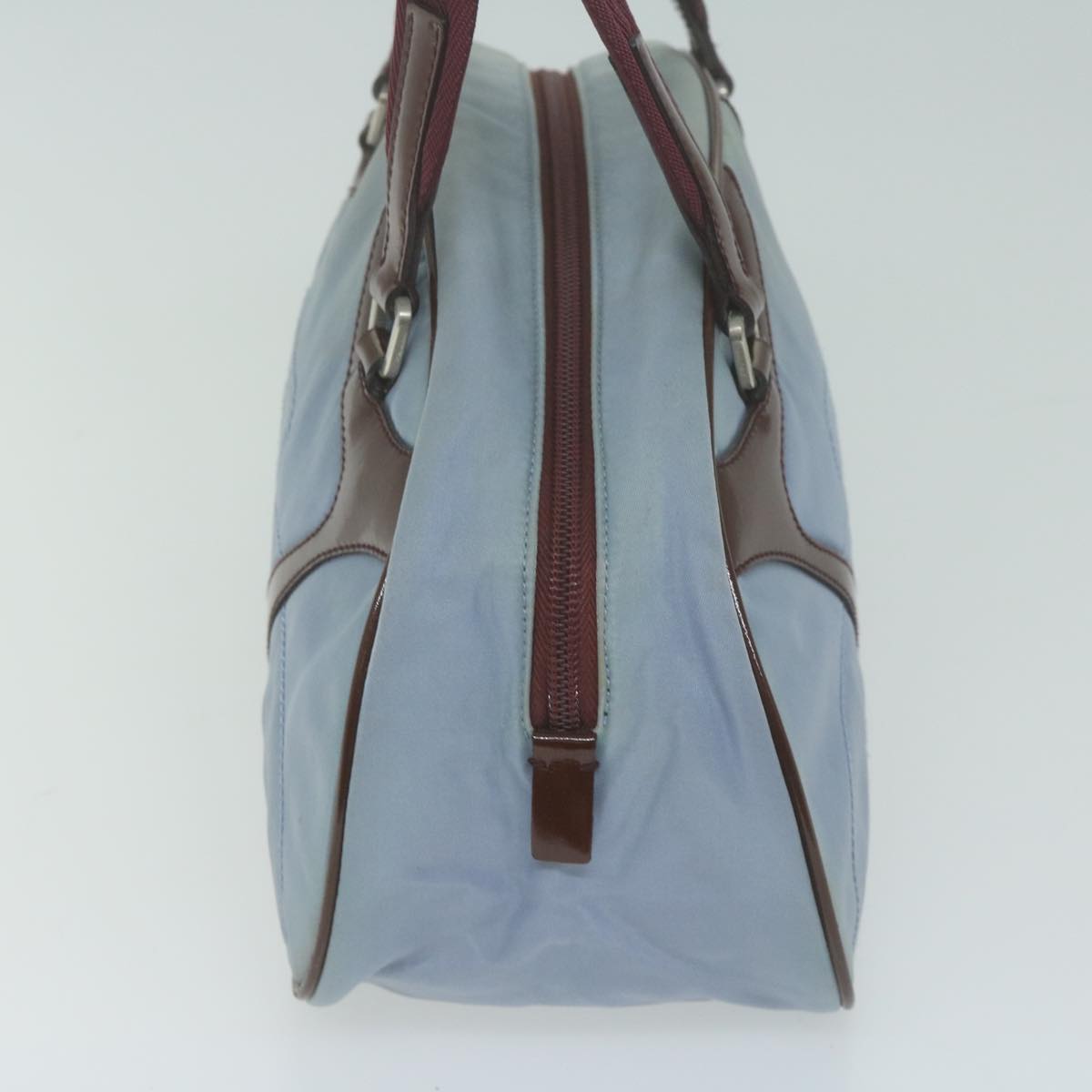 PRADA Hand Bag Nylon Light Blue Auth bs11864