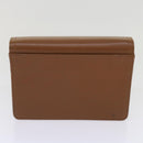 GIVENCHY Clutch Bag Leather 2Set Black Brown Auth bs11874-14