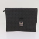 GIVENCHY Clutch Bag Leather 2Set Black Brown Auth bs11874-2