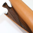 GIVENCHY Clutch Bag Leather 2 Set Black Brown Auth bs11874-20