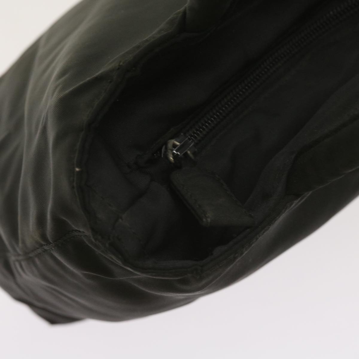 PRADA Hand Bag Nylon Black Auth bs11887