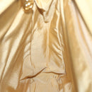 CHANEL Shoulder Bag Patent leather Beige CC Auth bs11893-19